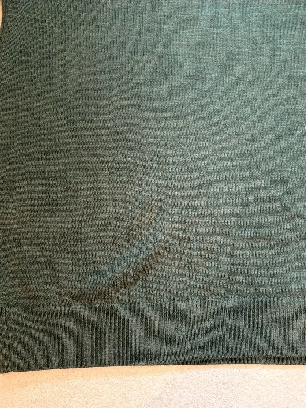 Banana Republic Men's Merino Wool Crewneck Sweater Forest Green Sz L